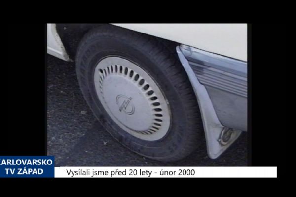 2000 – Cheb: Píchnutá pneumatika vyšla cizince draho (TV Západ)