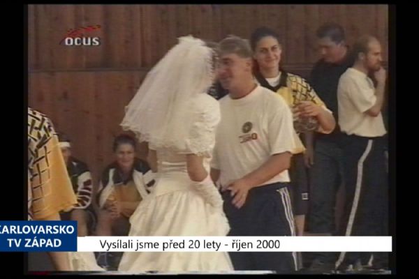 2000 – Cheb: Zápas v házené měl netradiční začátek (TV Západ)