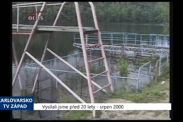 2000 – Cheb: Zdevastovaný areál plovárny na Skalce opět ožije (TV Západ)