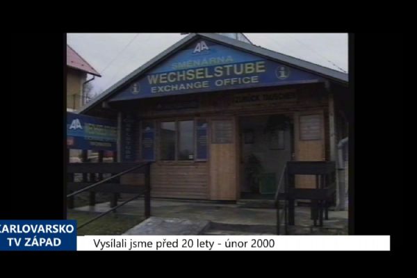 2000 – Pomezí: Neznámý pachatel přepadl směnárnu (TV Západ)