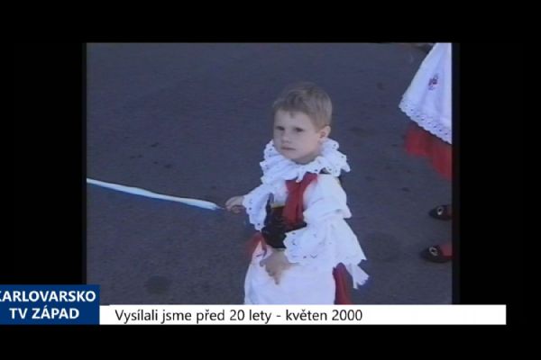 2000 – Sokolov: Baráčníci svodem Máje připomněli staročeské tradice (TV Západ)