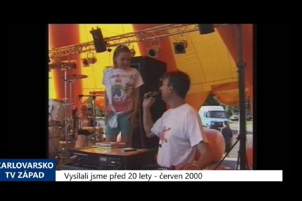 2000 – Sokolov: Dětský den byl zakončen ohňostrojem (TV Západ)
