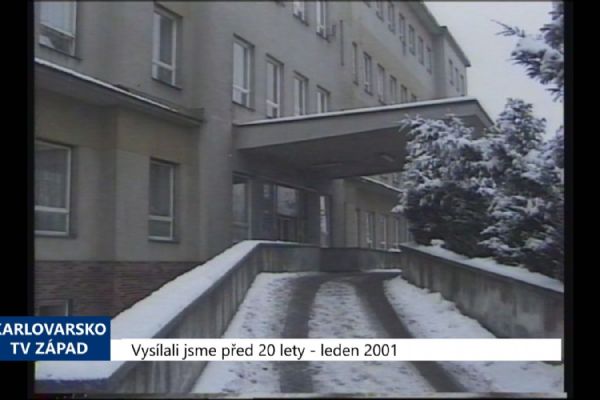 2001 – Cheb: Nemocnice dostala na své dluhy 50 milionů (TV Západ)