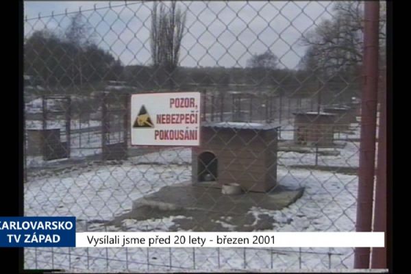 2001 – Horní Hraničná: Psí útulek nabízí Hotel pro psy (TV Západ)