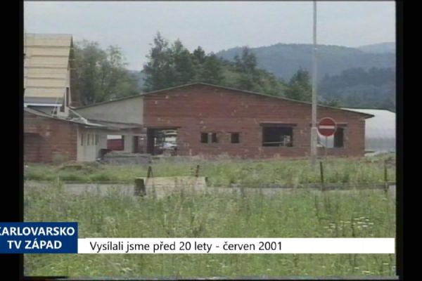 2001 – Sokolov: Cena pozemků bude stanovena vnitřním předpisem (TV západ)