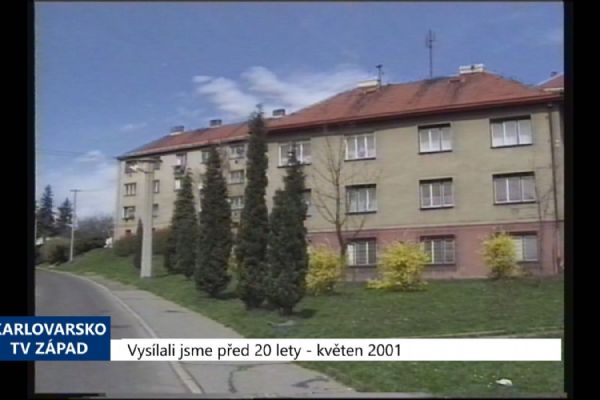2001 – Sokolov: Dvě stě bytů druhé kategorie je na prodej (TV Západ)