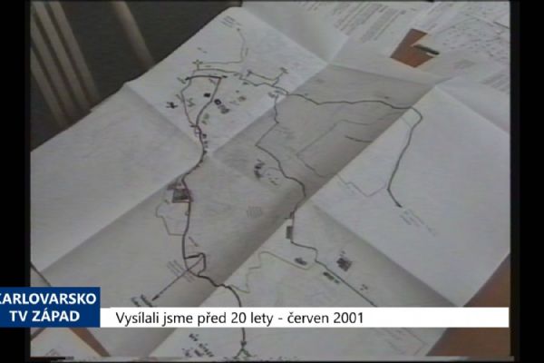 2001 – Sokolov: Letos bude zprovozněn první úsek cyklostezky (TV Západ)