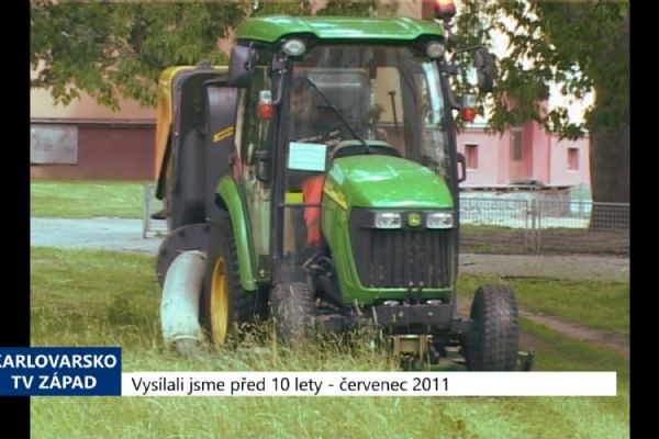 2011 – Cheb: CHETES bude kompostovat posekanou zeleň (4410) (TV Západ)