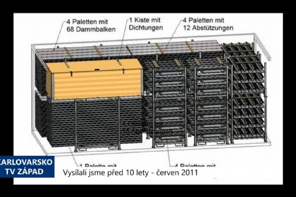 2011 – Sokolov: Protipovodňový val doplní i mobilní stěny (4393) (TV Západ)