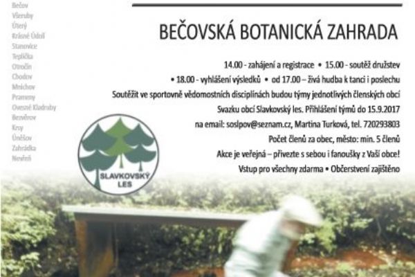 Bečov nad Teplou: Ve městě se uskuteční první ročník meziobecního klání