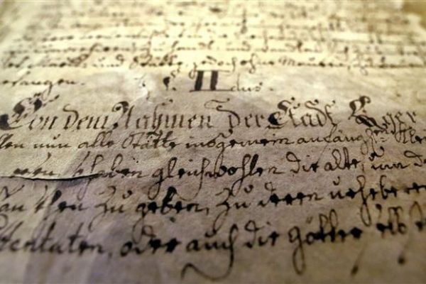 Cheb: O čem se píše v Kronice města z roku 1743
