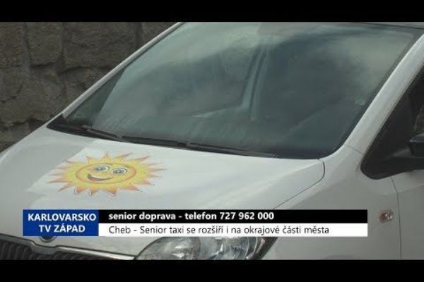 Cheb: Senior taxi se rozšíří i na okrajové části města (TV Západ)