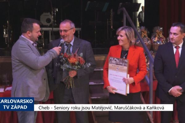Cheb: Seniory roku jsou Matějovič, Maruščáková a Kaňková (TV Západ)
