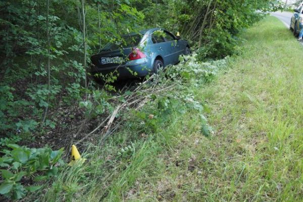 Dalovice: Pod vlivem alkoholu havaroval s vozidlem do náletových dřevin