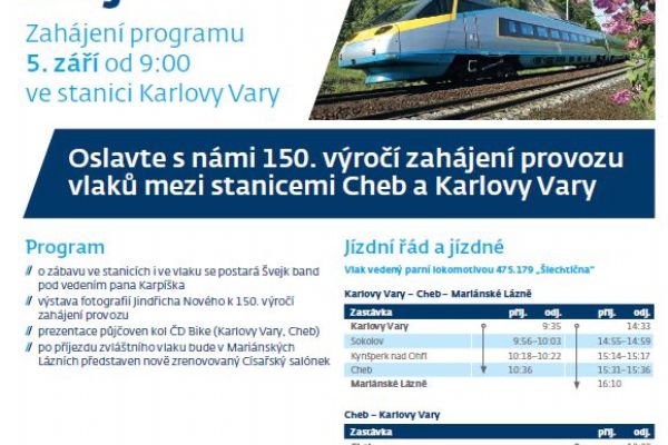 Karlovy Vary, Cheb: Regionální den železnice