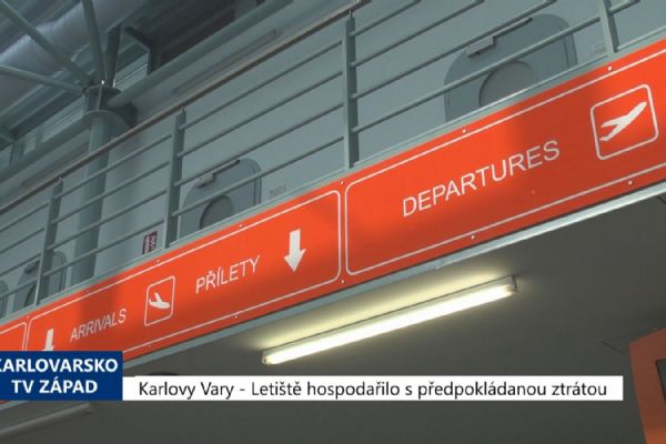 Karlovy Vary: Letiště hospodařilo s předpokládanou ztrátou (TV Západ)