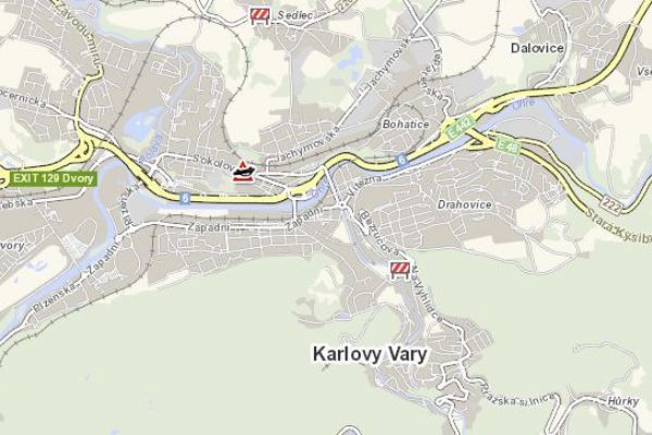 Karlovy Vary: Střet dvou vozidel