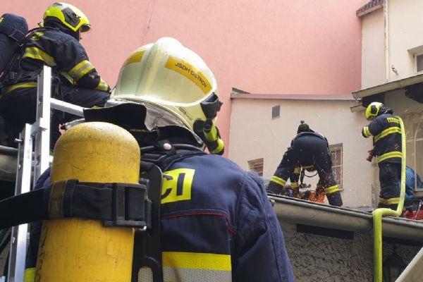 Karlovy Vary: U Vřídla hořelo v restauraci
