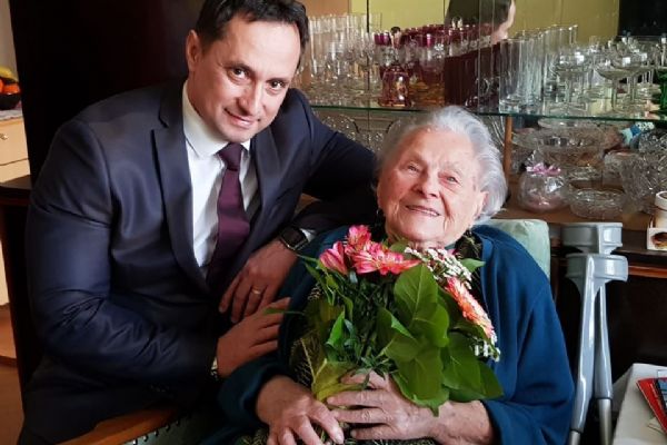 Mariánské Lázně: Paní Marie oslavila 100 let