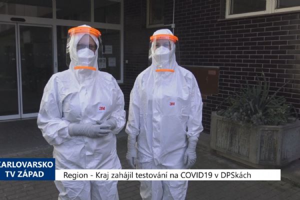 Region: Kraj zahájil testování na COVID19 DPSkách (TV Západ)