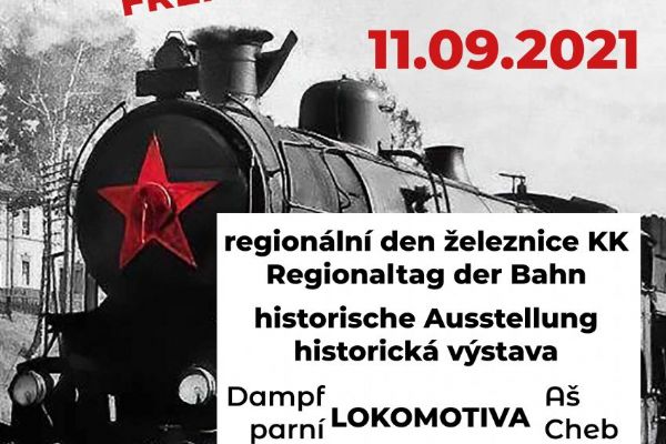 Regionální den železnic Karlovarského kraje připomene Vlak svobody