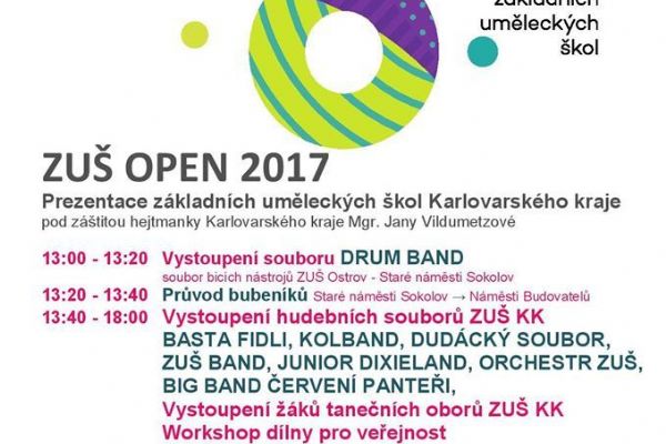 Sokolov: Blíží se ZUŠ Open 2017 