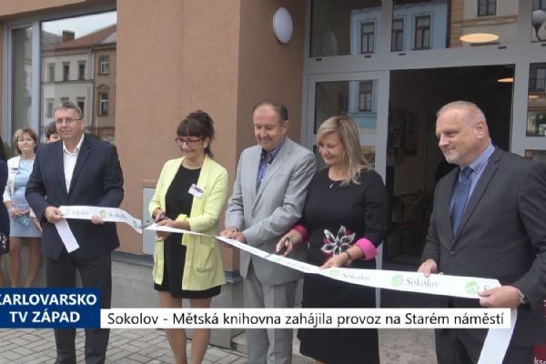 Sokolov: Městská knihovna zahájila provoz na Starém náměstí (TV Západ)