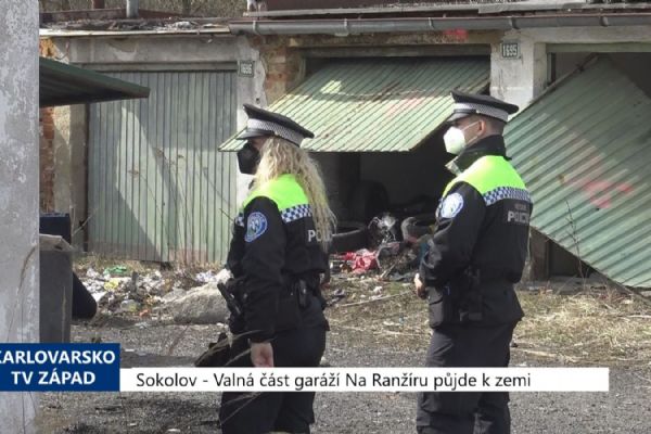 Sokolov: Valná část garáží Na Ranžíru půjde k zemi (TV Západ)