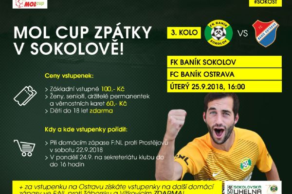 Sokolov: Zítra hraje Baník s prvoligovou Ostravou