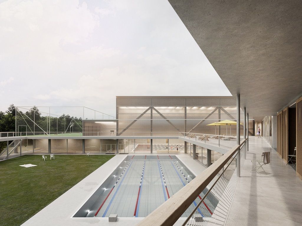 Architektonická soutěž na nový bazén na Borských polích zná vítěze