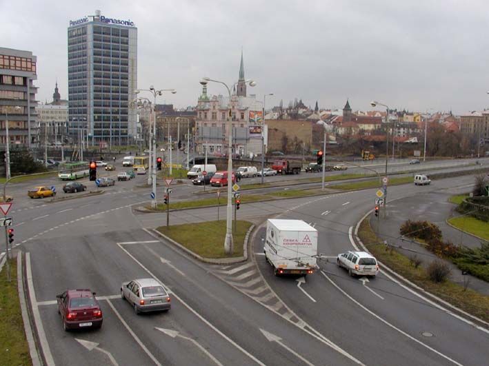 Plzeň požádá o dotaci na doplnění přechodů v křižovatce U Jána 