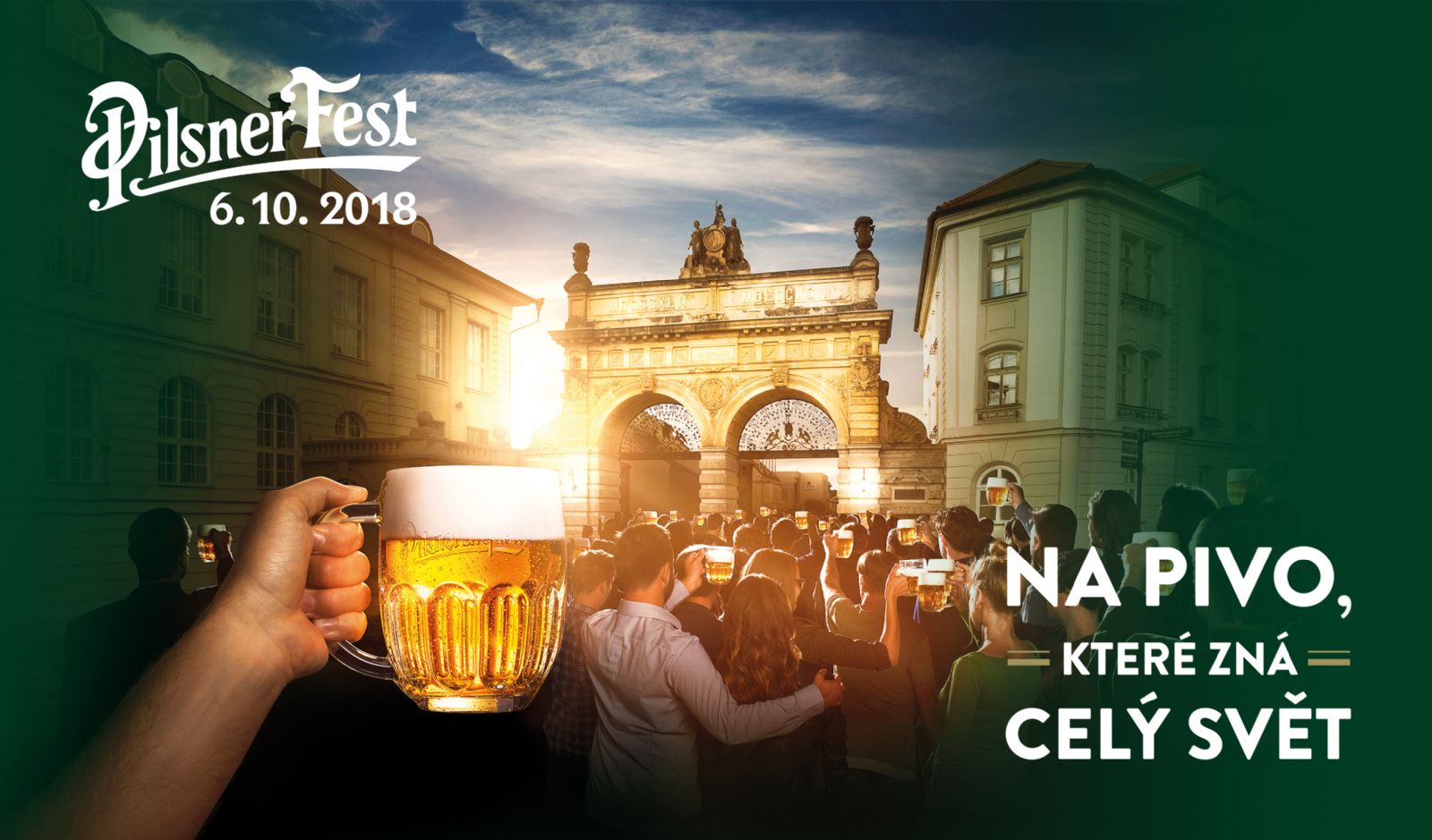 Přijďte si na Pilsner Fest připít pivem, které zná celý svět!