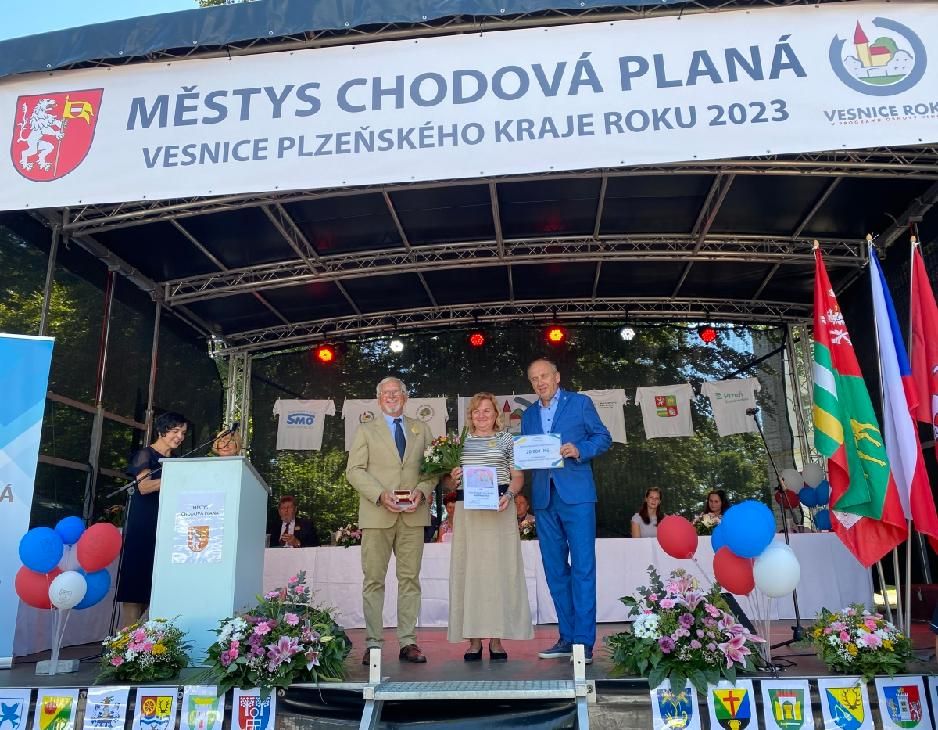 V Chodové Plané slavili ocenění Vesnice roku Plzeňského kraje