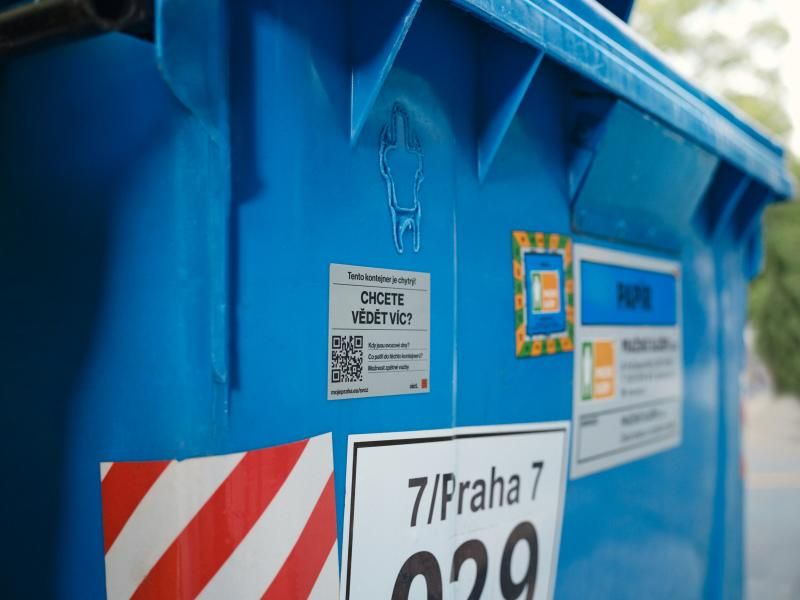 Pražané mohou nově hodnotit kontejnery na tříděný odpad a posílat městu podněty na zlepšení