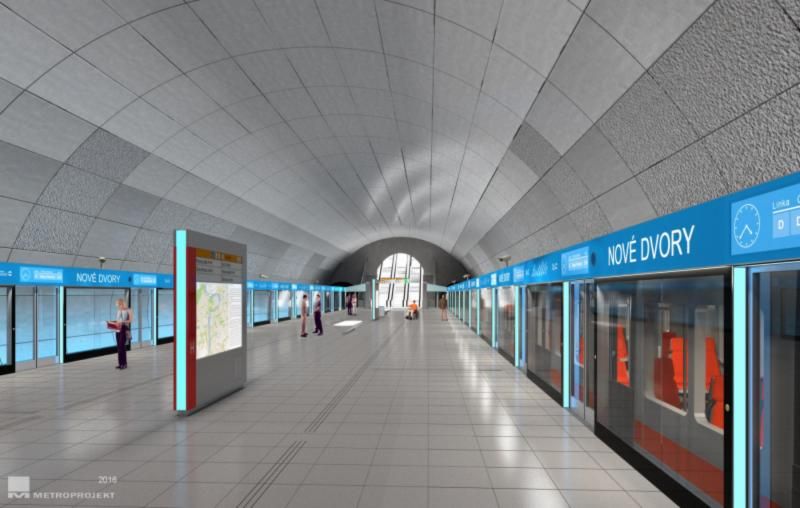 Pražští radní rozhodli o zrušení stavebních uzávěr v trase metra D. Otevřeli tak cestu k novým městským čtvrtím