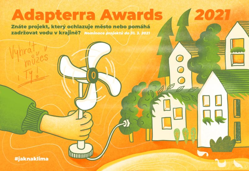 Zelený hotel, udržitelná škola, nový sad i vrbovna. Adapterra Awards sbírá nápady #jaknaklima do konce března