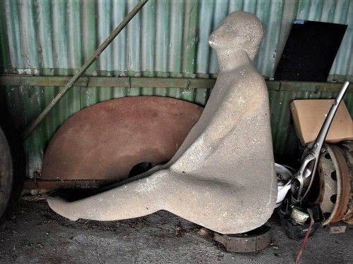 Chodov: Trachytová socha s názvem Radost se znovu objeví ve městě