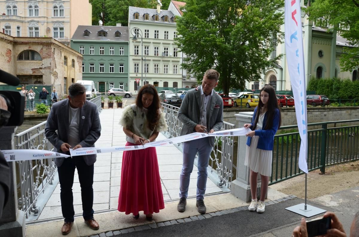 Karlovy Vary: Zrekonstruovaná Goethova lávka byla slavnostně otevřena