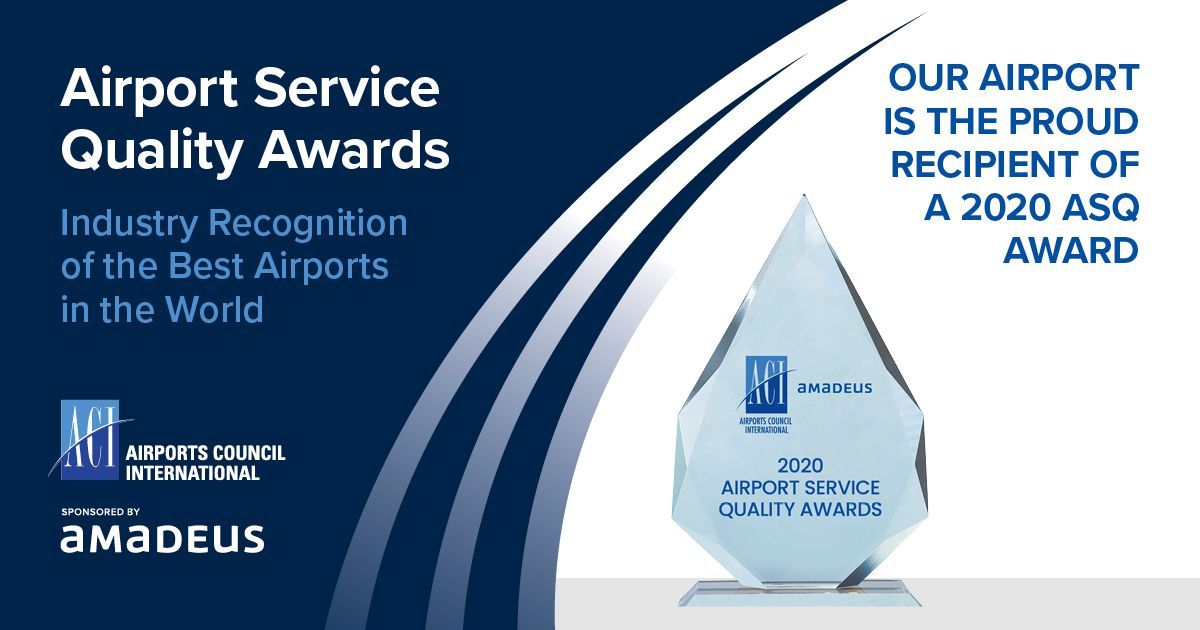 Letiště Praha získalo již potřetí cenu nejlepšího evropského letiště v oblasti zákaznické spokojenosti v kategorii 15 až 25 milionů odbavených cestujících