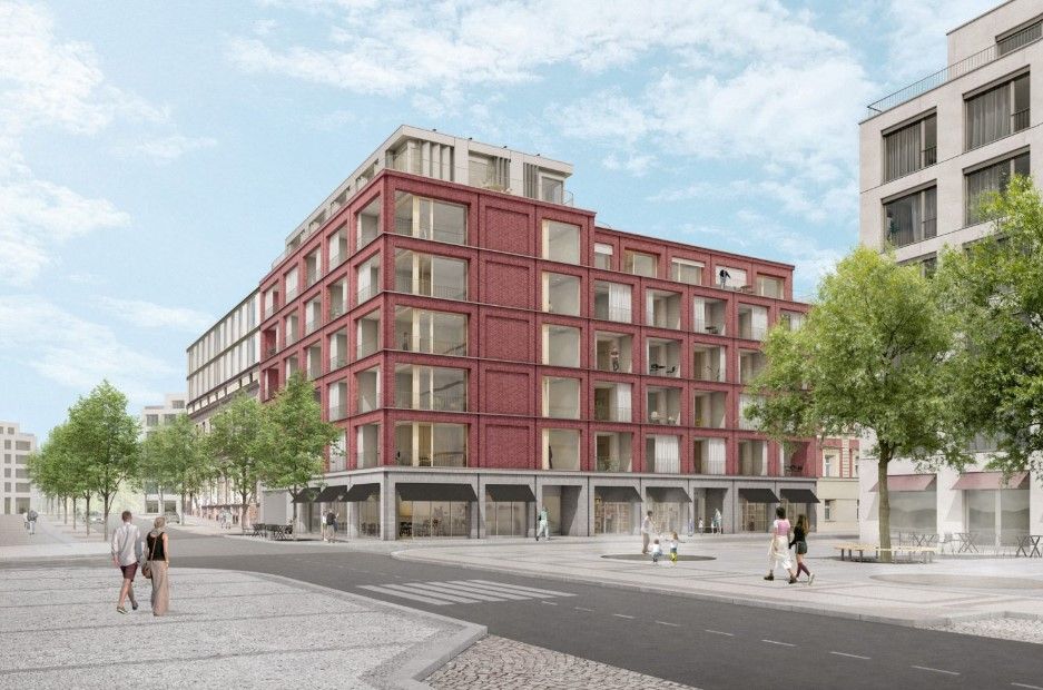 Nový městský bytový dům v Praze 7 bude mít zelenou střechu a dětskou skupinu