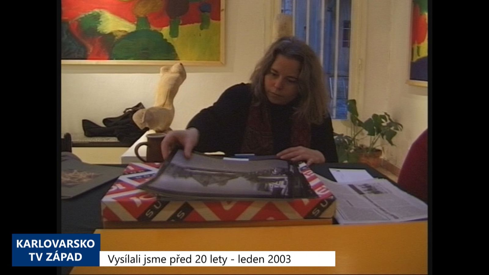 2003 – Cheb: Galerie sdružuje Ateliér a chystá Chebské dvorky (TV Západ)