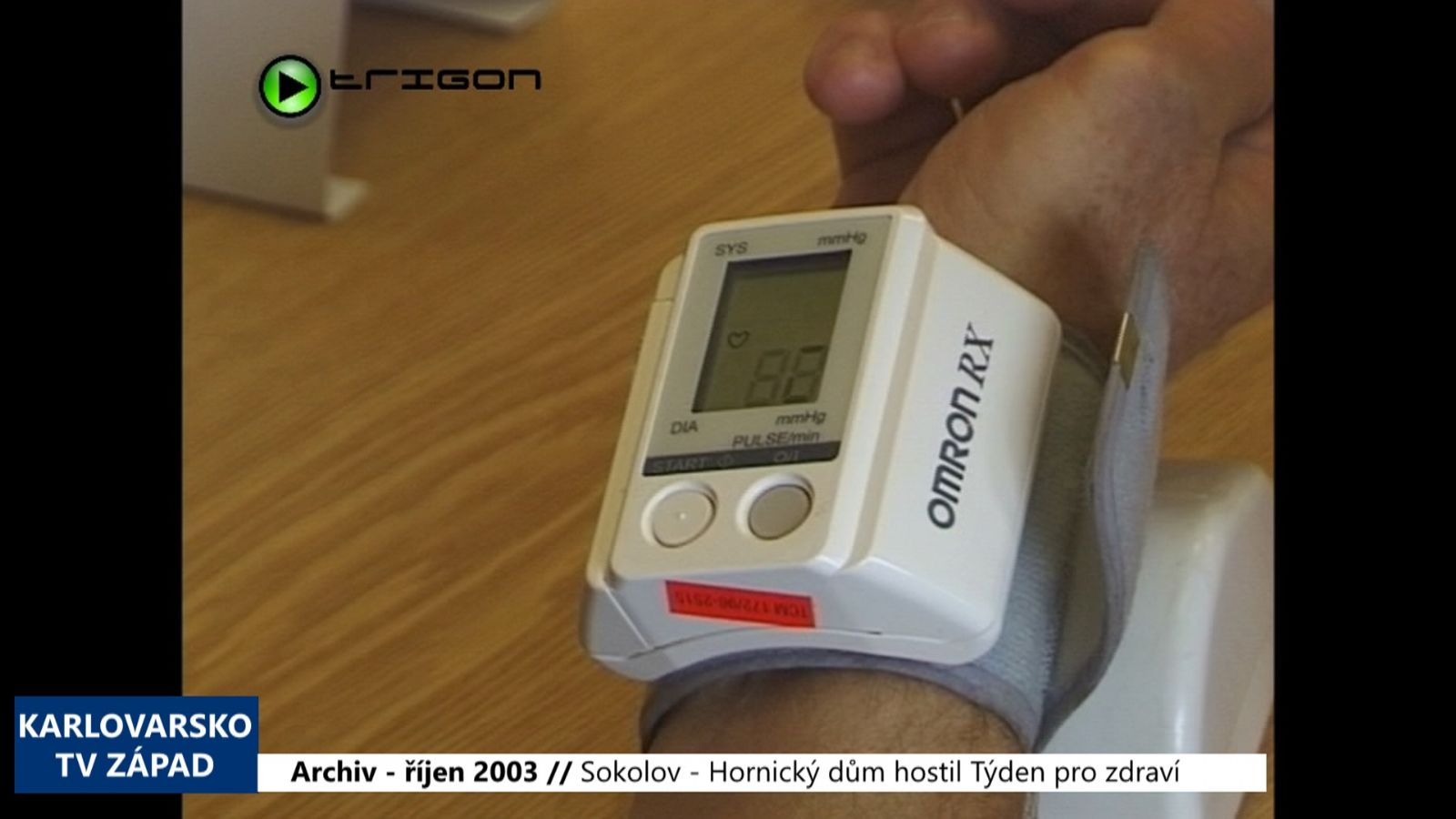2003 – Sokolov: Hornický dům hostil Týden pro zdraví (TV Západ)