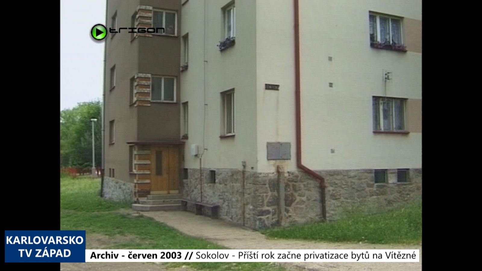 2003 – Sokolov: Příští rok začne privatizace bytů na Vítězné (TV Západ)