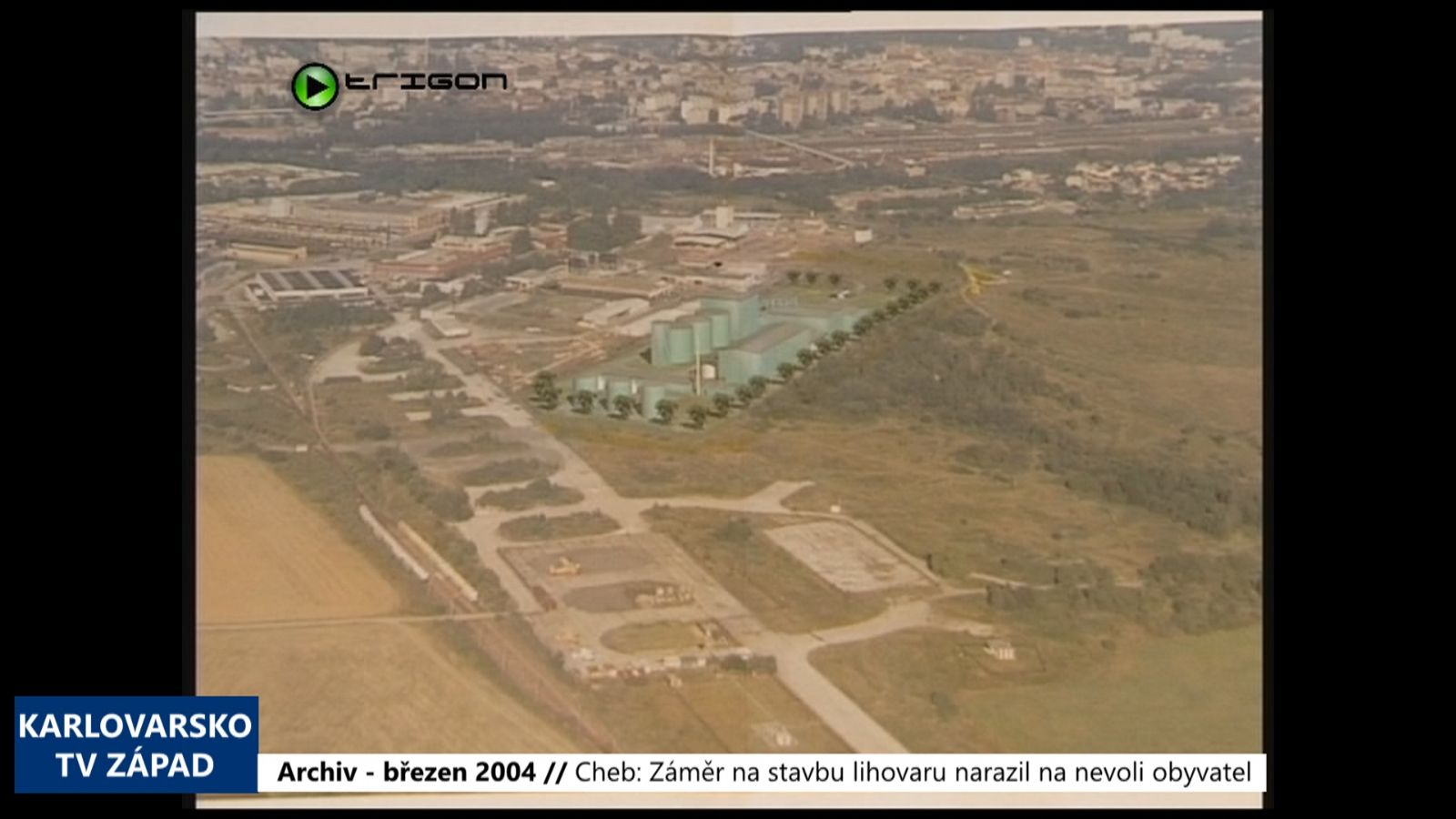 2004 – Cheb: Záměr na stavbu lihovaru narazil na nevoli obyvatel (TV Západ)