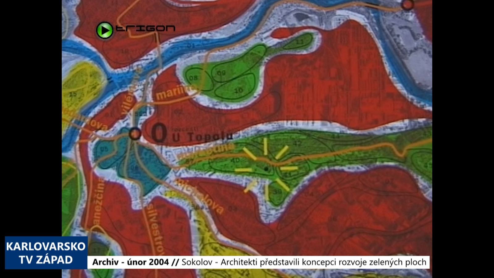 2004 – Sokolov: Architekti představili koncepci rozvoje zelených ploch (TV Západ)