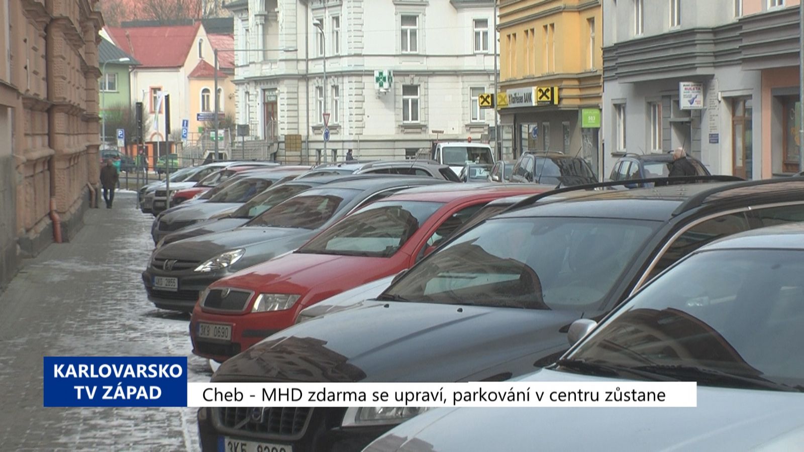 Cheb: MHD zdarma se upraví, parkování v centru zůstane (TV Západ)