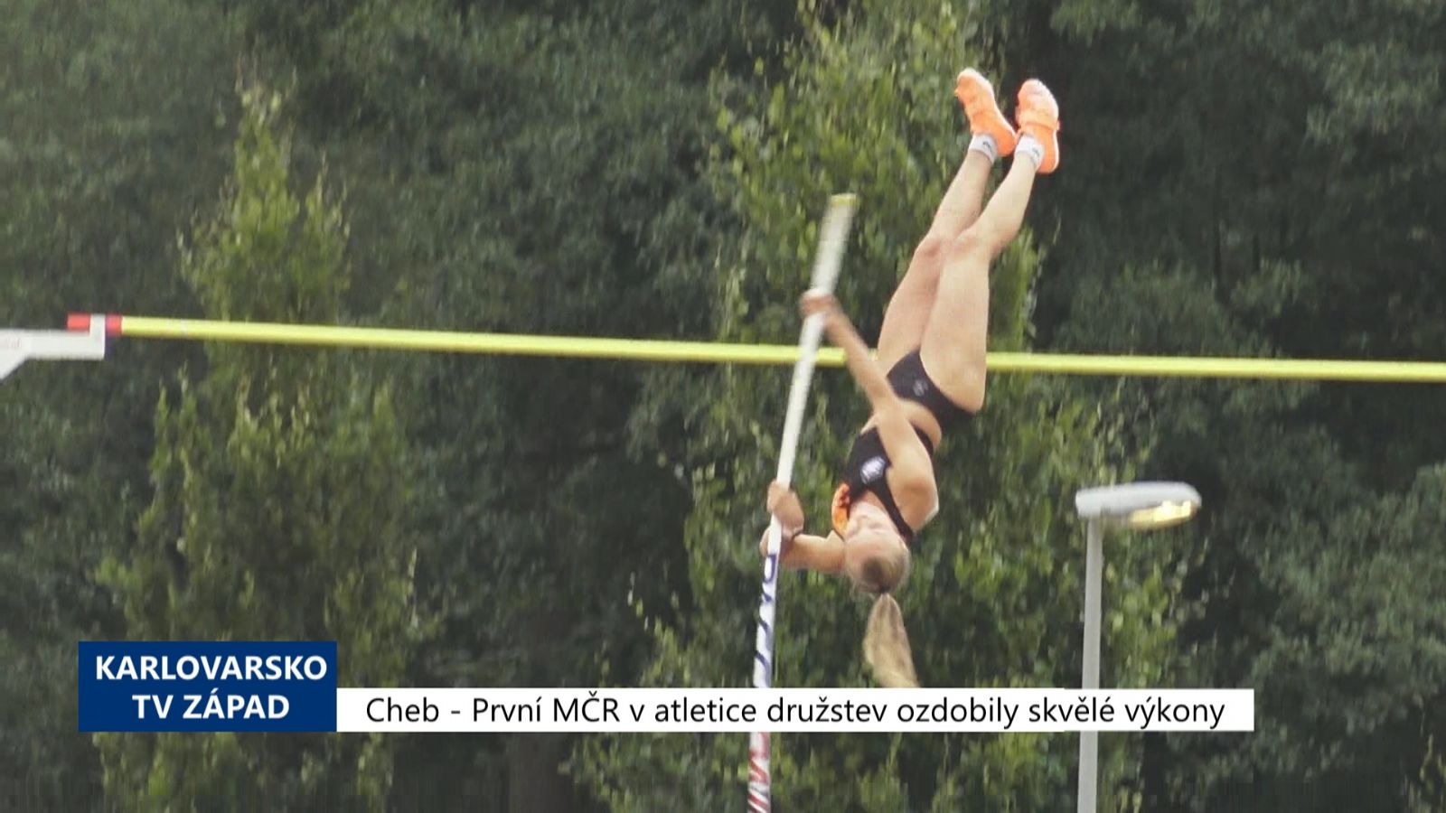 Cheb: První MČR v atletice družstev ozdobily skvělé výkony (TV Západ)