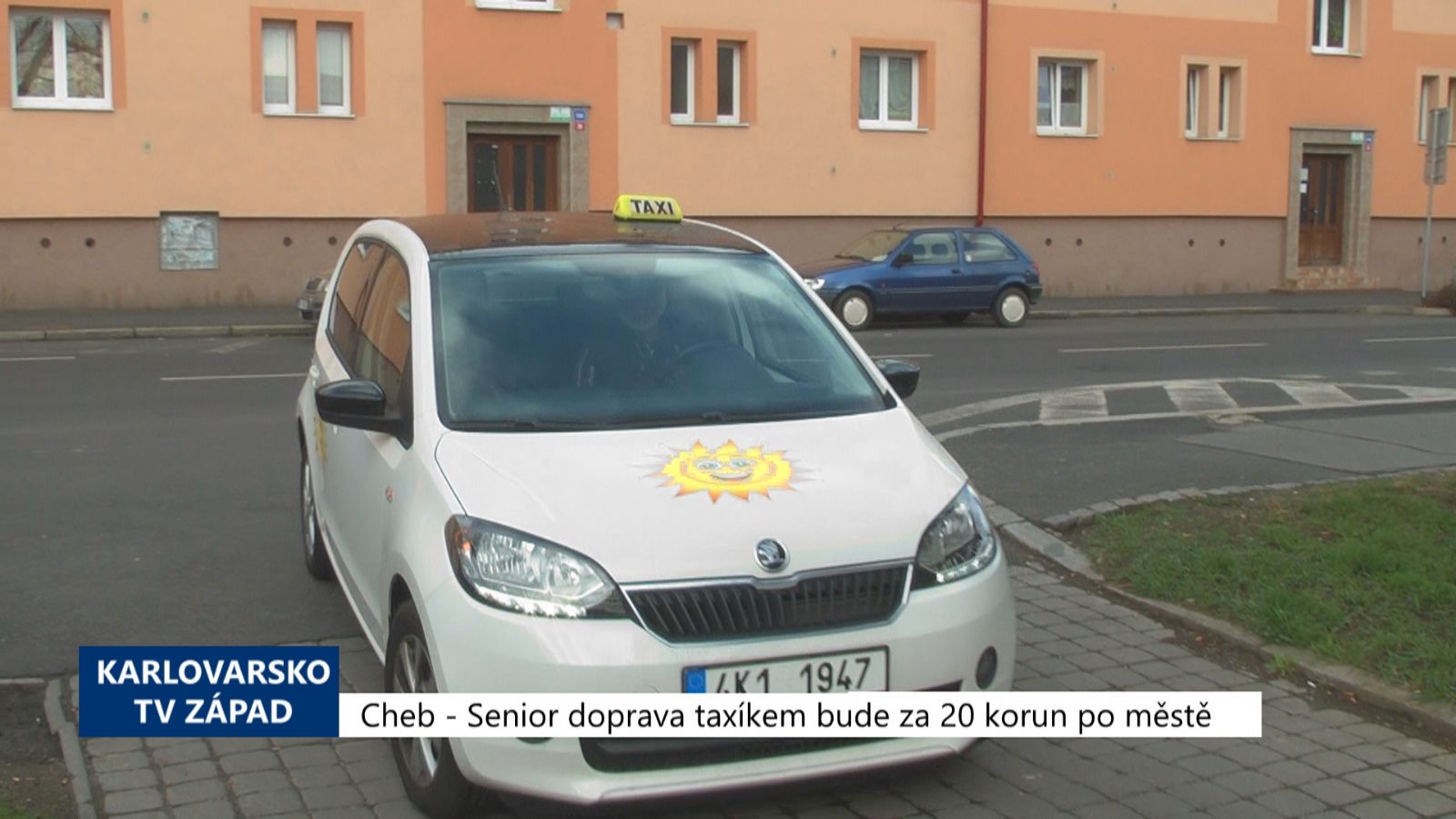 Cheb: Senior doprava taxíkem bude za 20 korun po městě (TV Západ)