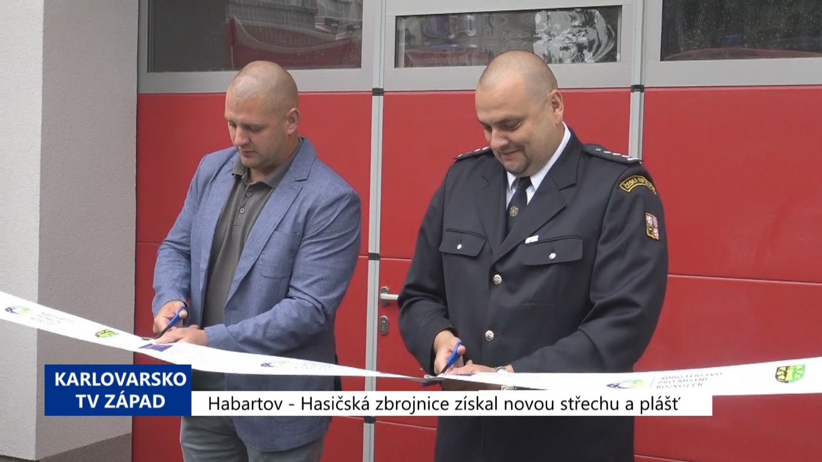 Habartov: Hasičská zbrojnice dostala novou střechu a plášť (TV Západ)