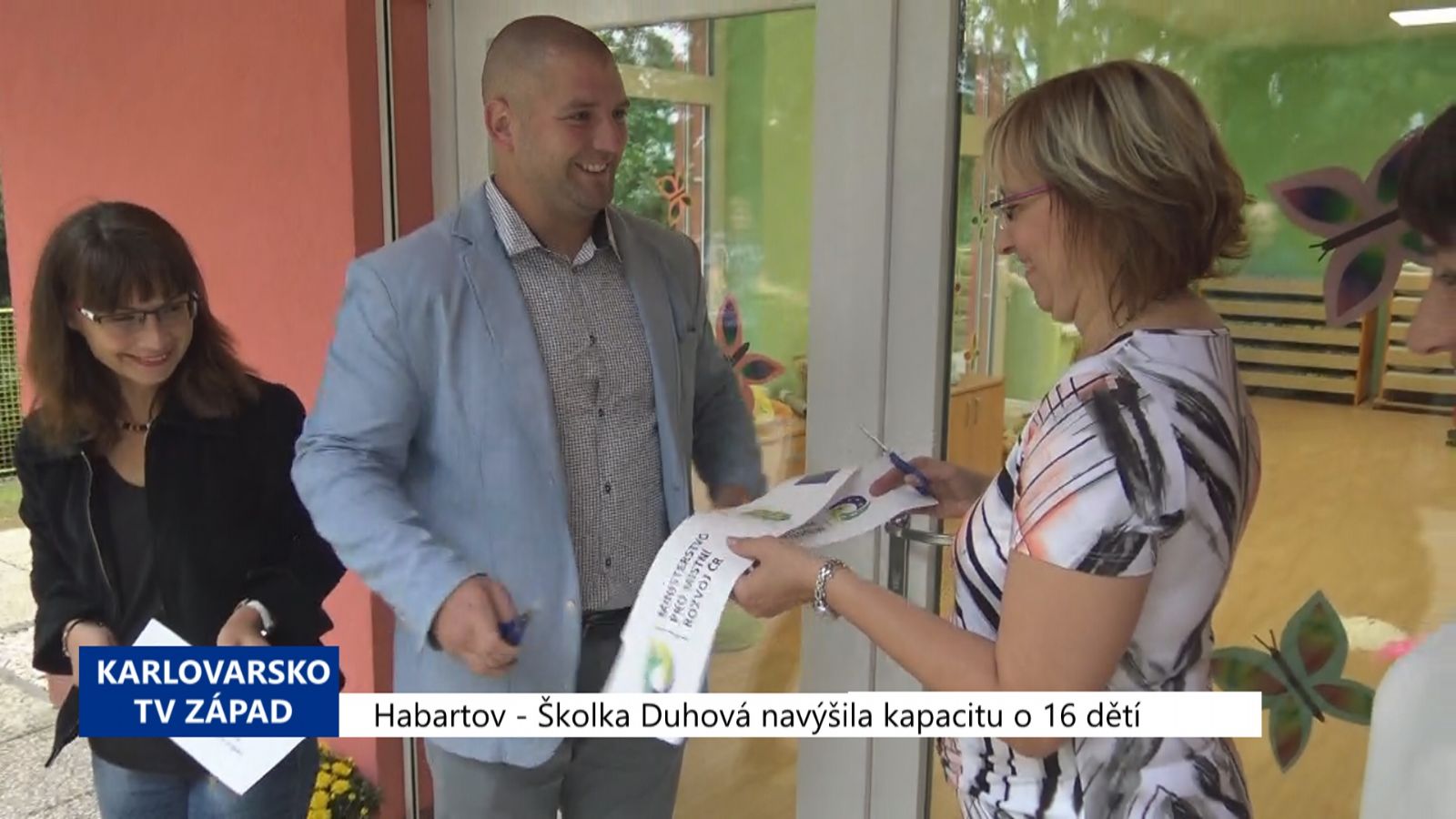 Habartov: Školka Duhová navýšila kapacitu o 16 dětí (TV Západ)